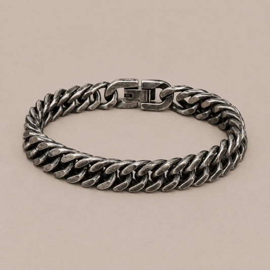 Heavy Curb Chain  Bracelet