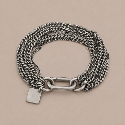 MÜSIO Atlas Layered Chain Bracelet