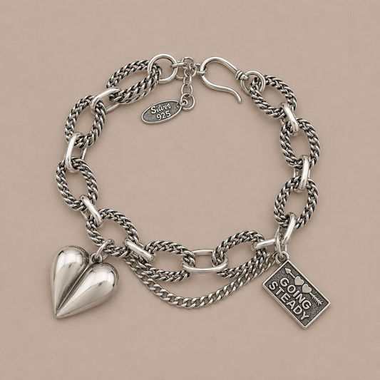 Going Steady Heart Bracelet