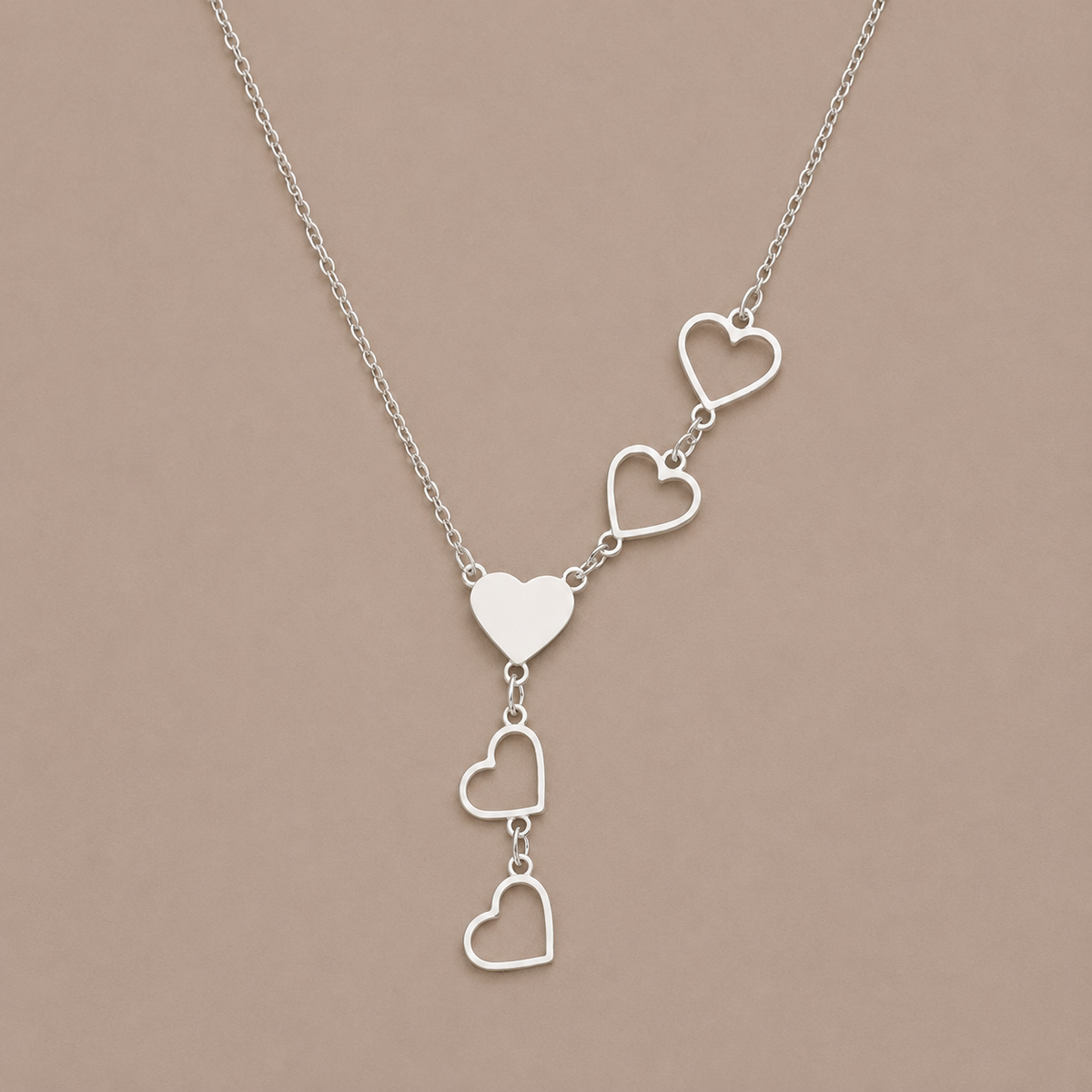 Falling Hearts Necklace