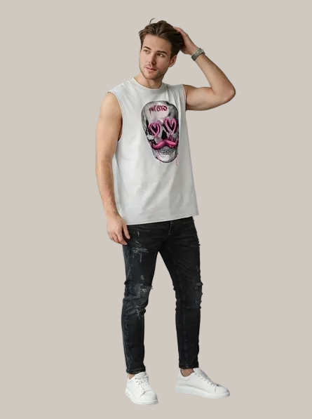 MÜSIO "Love Skull" Tank Top